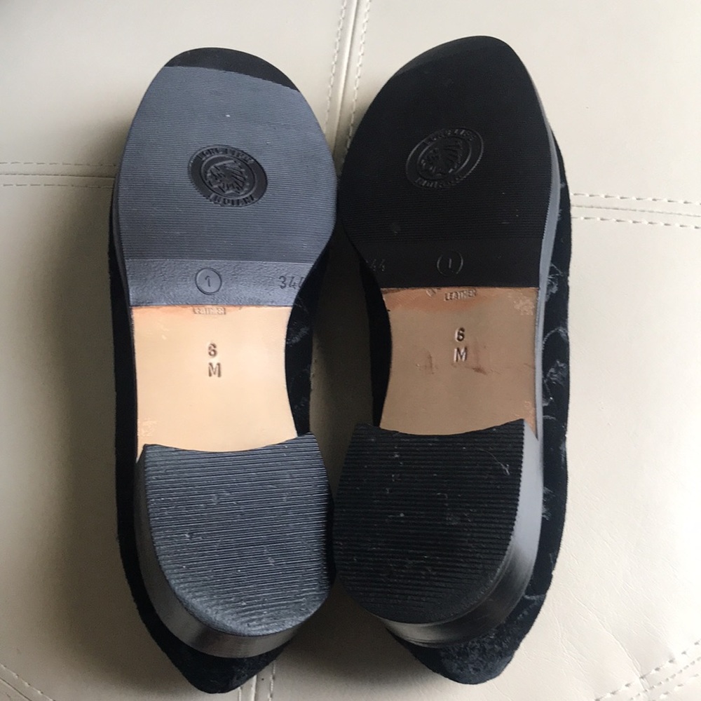 YVES SAINT LAURENT Embroidered Velvet Loafers